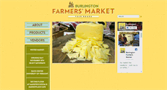 Desktop Screenshot of burlingtonfarmersmarket.org